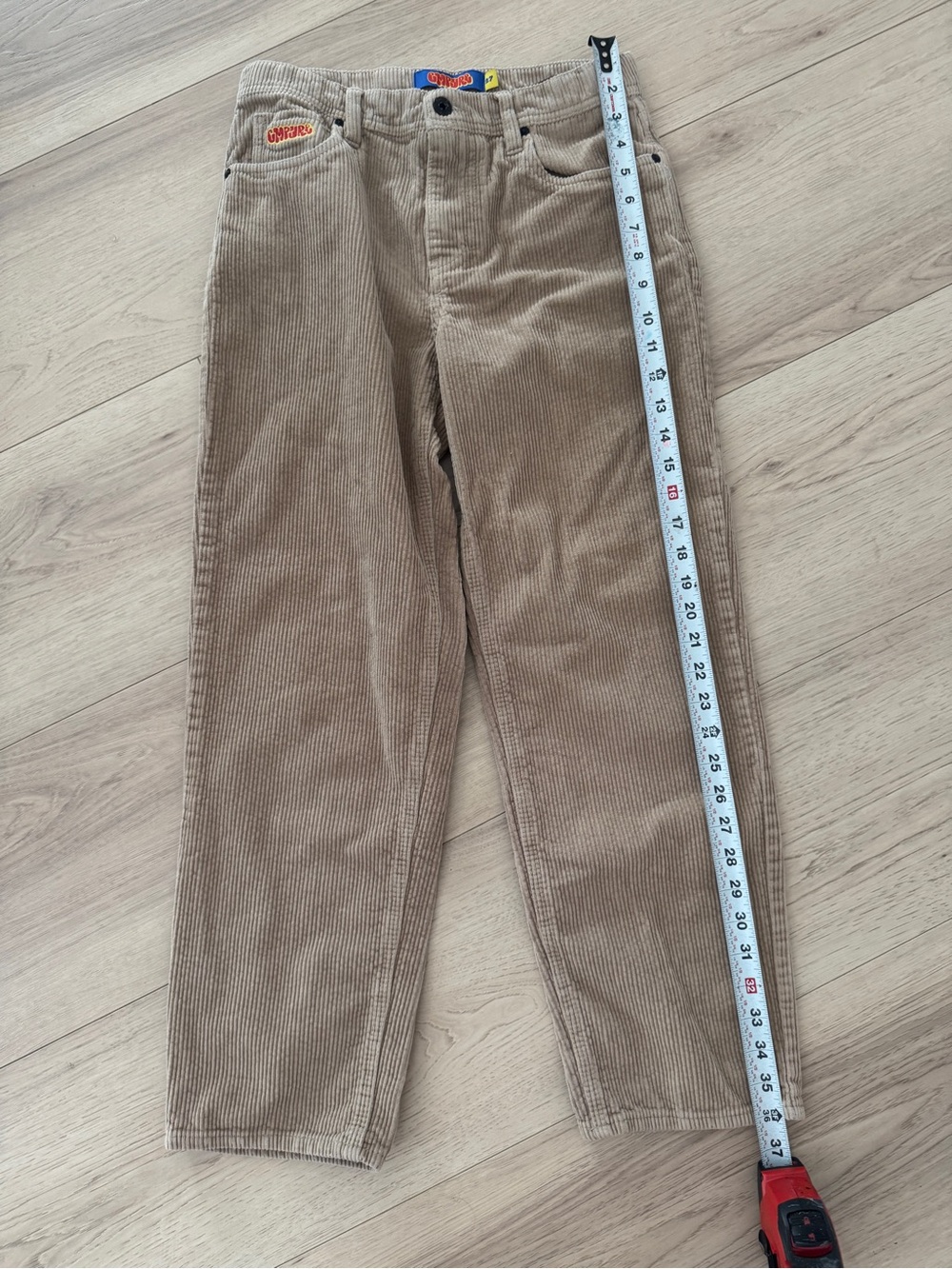 Empyre Kids Corduroy Tan Loose Fit Skate Pants